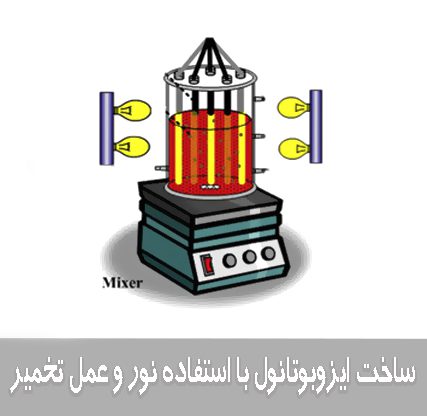 ساخت ایزوبوتانول با استفاده نور و عمل تخمیر